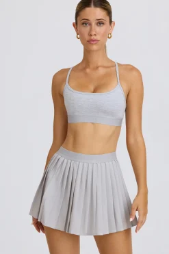 Oh Polly Skorts & Dresses^Pleated Tennis Skirt in Ice Grey IceGrey