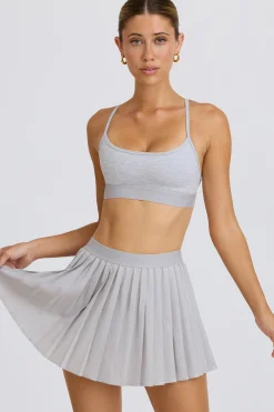 Oh Polly Skorts & Dresses^Pleated Tennis Skirt in Ice Grey IceGrey