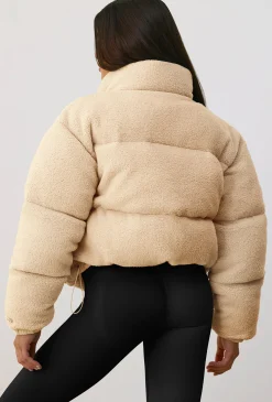 Oh Polly Coats^Puffer Jacket in Cashmere