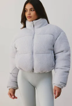 Oh Polly Coats^Puffer Jacket in Fog