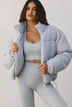 Oh Polly Coats^Puffer Jacket in Fog