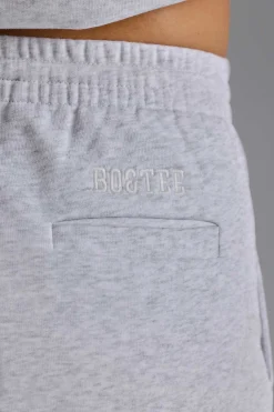 Oh Polly Tracksuits | Matching Sets^Relaxed Mid-Rise Joggers in Grey Marl GreyMarl