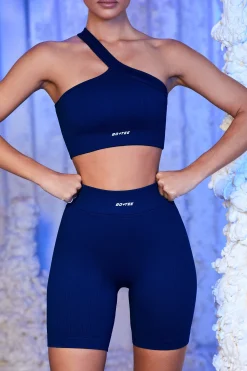 Oh Polly Women'S Clothing Sale - $65 And Under | Women'S Clothing Sale - $40 And Under^Ribbed Biker Shorts in Navy