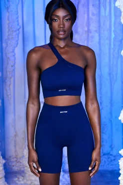 Oh Polly Women'S Clothing Sale - $65 And Under | Women'S Clothing Sale - $40 And Under^Ribbed Biker Shorts in Navy