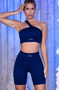 Oh Polly Women'S Clothing Sale - $65 And Under | Women'S Clothing Sale - $40 And Under^Ribbed Biker Shorts in Navy