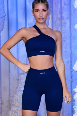 Oh Polly Women'S Clothing Sale - $65 And Under | Women'S Clothing Sale - $40 And Under^Ribbed Biker Shorts in Navy
