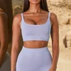 Oh Polly Women'S Clothing Sale - $65 And Under | Women'S Clothing Sale - $40 And Under^Ribbed Knit Biker Shorts in Blue