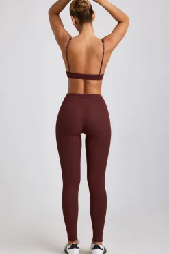 Oh Polly Women'S Clothing Sale - $65 And Under | Women'S Clothing Sale - $40 And Under^Ribbed Modal High Waist Leggings in Espresso