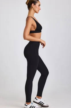 Oh Polly Women'S Clothing Sale - $65 And Under | Women'S Clothing Sale - $40 And Under^Ribbed Modal High Waist Leggings in Black