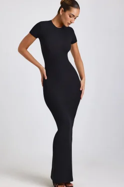 Oh Polly Elevated Essentials | Fall Outfits^Ribbed Modal Maxi Dress in Black