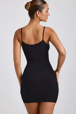 Oh Polly Tencel™ Modal Dresses^Ribbed Modal Mini Dress in Black