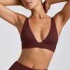 Oh Polly Women'S Clothing Sale - $65 And Under | Women'S Clothing Sale - $40 And Under^Ribbed Modal Triangle Bralette in Espresso