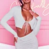 Oh Polly Women'S Clothing Sale - $40 And Under | Women'S Clothing Sale - $65 And Under^Ruched Bodycon Mini Skirt in Grey