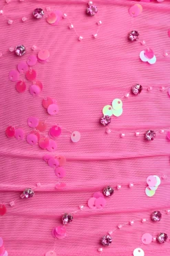 Oh Polly Women'S Clothing Sale - $65 And Under^Ruched Mid-Rise Micro Mini Skirt in Bubblegum Pink BubblegumPink