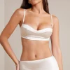 Oh Polly Women'S Clothing Sale - $65 And Under | Women'S Clothing Sale - $40 And Under^Satin Soft Cup Bralette in Ivory