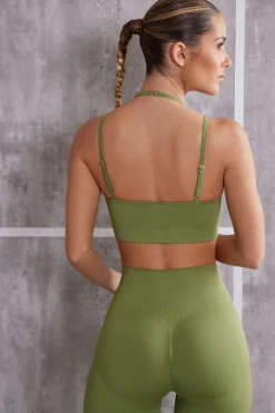 Oh Polly Women'S Clothing Sale - $65 And Under | Women'S Clothing Sale - $40 And Under^Scoop Neck Sports Bra in Olive