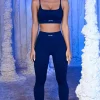 Oh Polly Leggings^Seamless Full Length Leggings in Navy