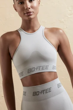 Oh Polly Women'S Clothing Sale - $65 And Under | Women'S Clothing Sale - $40 And Under^Seamless Racerback Crop Top in Silver