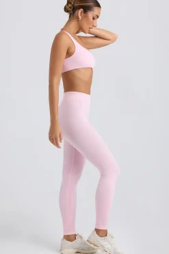 Oh Polly Matching Sets | Leggings^Seamless Rib Leggings in Washed Ice Pink WashedIcePink