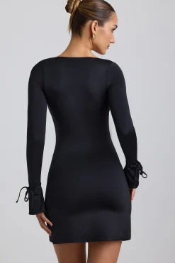 Oh Polly Women'S Clothing Sale - $65 And Under | Women'S Clothing Sale - $40 And Under^Slinky Jersey A-Line Mini Dress in Black