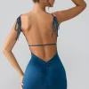 Oh Polly Fall Outfits^Slinky Jersey Open Back Mini Dress in Midnight Blue MidnightBlue