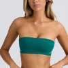 Oh Polly Matching Sets | Sports Bras^Soft Active Bandeau Sports Bra in Varsity Green VarsityGreen