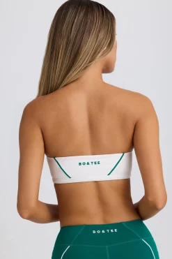 Oh Polly Matching Sets | Sports Bras^Soft Active Bandeau Sports Bra in White