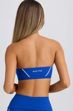 Oh Polly Matching Sets | Sports Bras^Soft Active Bandeau Sports Bra in Cobalt Blue CobaltBlue
