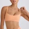 Oh Polly Matching Sets | Sports Bras^Soft Active Contrast-Trim Sports Bra in Peach