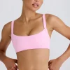 Oh Polly Matching Sets | Sports Bras^Soft Active Contrast-Trim Sports Bra in Bubblegum Pink BubblegumPink