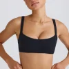 Oh Polly Matching Sets | Sports Bras^Soft Active Contrast-Trim Sports Bra in Black