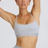 Oh Polly Matching Sets | Sports Bras^Soft Active Cross-Back Sports Bra in Grey Marl IceGrey