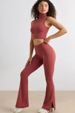 Oh Polly Women'S Clothing Sale - $65 And Under | Women'S Clothing Sale - $40 And Under^Soft Active Flared Trousers in Rust