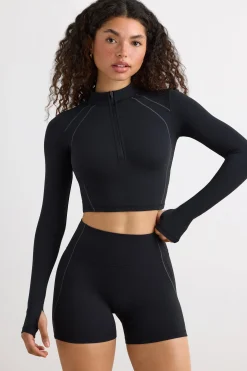 Oh Polly Women'S Clothing Sale - $65 And Under | Women'S Clothing Sale - $40 And Under^Soft Active High Waist Mini Shorts in Black