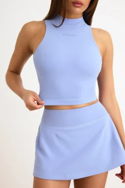 Oh Polly Matching Sets | Tops^Soft Active High-Neck Tank Top in Lavender Blue LavenderBlue