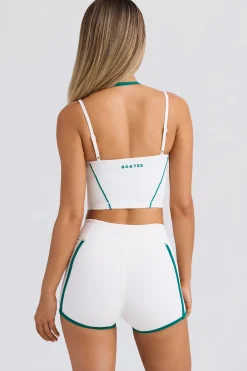 Oh Polly Matching Sets | Tops^Soft Active Layered Cropped Tank Top in White