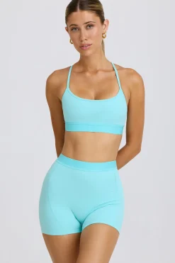 Oh Polly Shorts | Matching Sets^Soft Active Mini Shorts in Aqua