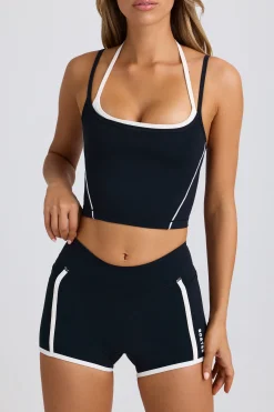 Oh Polly Matching Sets | Shorts^Soft Active Mini Shorts in Black