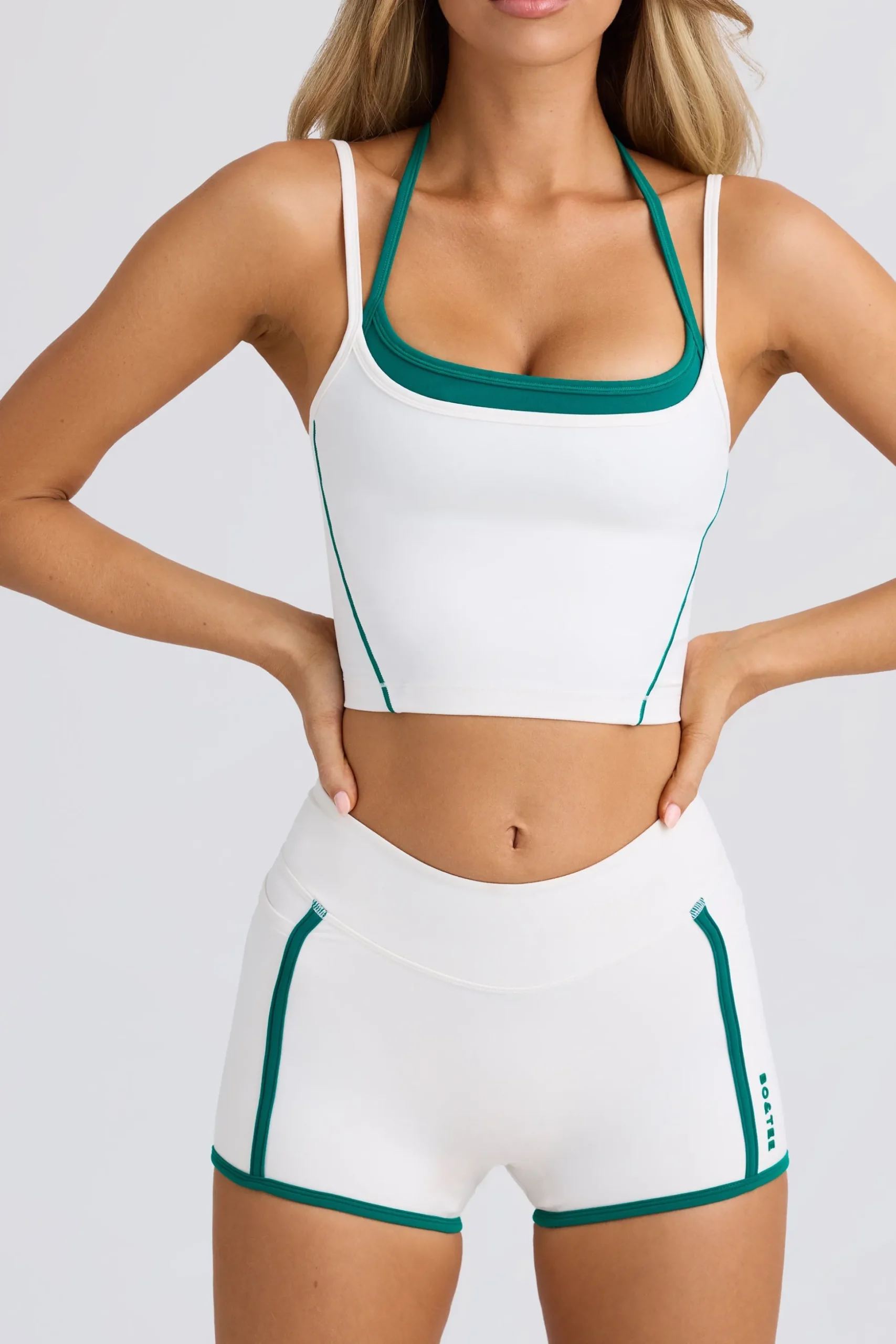 Oh Polly Matching Sets | Shorts^Soft Active Mini Shorts in White