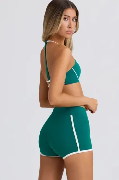 Oh Polly Matching Sets | Shorts^Soft Active Mini Shorts in Varsity Green VarsityGreen
