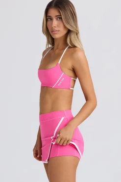 Oh Polly Skorts & Dresses | Matching Sets^Soft Active Mini Skort in Bubblegum Pink BubblegumPink