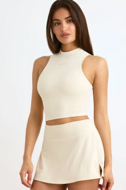 Oh Polly Skorts & Dresses | Matching Sets^Soft Active Mini Skort in Bone