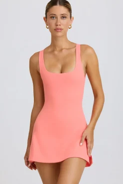 Oh Polly Skorts & Dresses^Soft Active Open-Back Tennis Dress in Coral