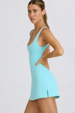 Oh Polly Skorts & Dresses^Soft Active Open-Back Tennis Dress in Aqua