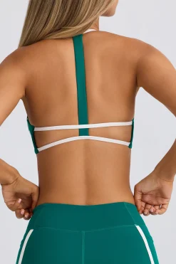 Oh Polly Matching Sets | Sports Bras^Soft Active Scoop-Neck Sports Bra in Varsity Green VarsityGreen