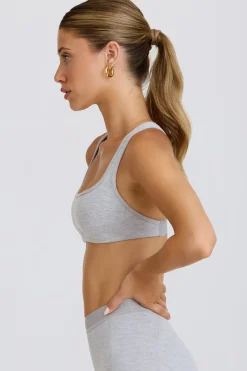 Oh Polly Matching Sets | Sports Bras^Soft Active Sports Bra in Grey Marl GreyMarl
