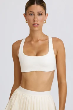 Oh Polly Matching Sets | Sports Bras^Soft Active Sports Bra in White