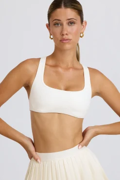 Oh Polly Matching Sets | Sports Bras^Soft Active Sports Bra in White