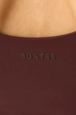 Oh Polly Tops^Soft Active Tank Top in Mahogany
