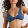 Oh Polly Women'S Clothing Sale - $65 And Under | Women'S Clothing Sale - $40 And Under^Soft Active V-Neck Sports Bra in Washed Navy WashedNavy